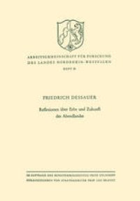 cover of the book Reflexionen über Erbe und Zukunft des Abendlandes