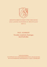 cover of the book Periodisch Wiederholte Zündungen durch Stoßwellen