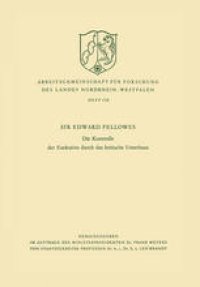 cover of the book Die Kontrolle der Exekutive durch das britische Unterhaus