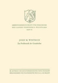 cover of the book Zur Problematik der Grundrechte