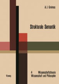 cover of the book Strukturale Semantik: Methodologische Untersuchungen