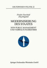 cover of the book Modernisierung des Staates: New Public Management und Verwaltungsreform