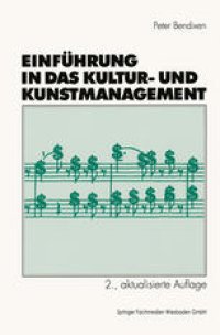 cover of the book Einführung in das Kultur- und Kunstmanagement