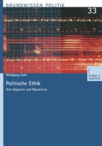 cover of the book Politische Ethik: Vom Regieren und Räsonieren