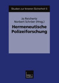 cover of the book Hermeneutische Polizeiforschung