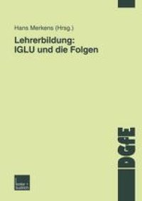 cover of the book Lehrerbildung: IGLU und die Folgen