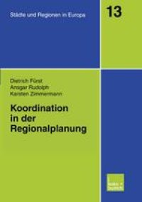 cover of the book Koordination in der Regionalplanung