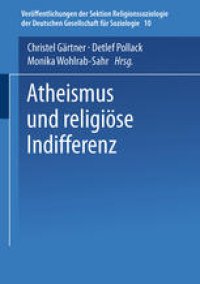 cover of the book Atheismus und religiöse Indifferenz