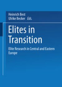 cover of the book Elites in Transition: Elite Research in Central and Eastern Europe