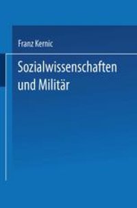 cover of the book Sozialwissenschaften und Militär: Eine kritische Analyse