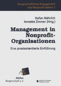 cover of the book Management in Nonprofit-Organisationen: Eine praxisorientierte Einführung