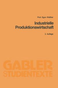 cover of the book Industrielle Produktionswirtschaft