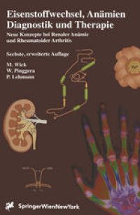 cover of the book Eisenstoffwechsel, Anämien Therapie und Diagnose: Neue Konzepte bei Renaler Anämie und Rheumatoider Arthritis