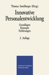 cover of the book Innovative Personalentwicklung: Grundlagen Konzepte Erfahrungen