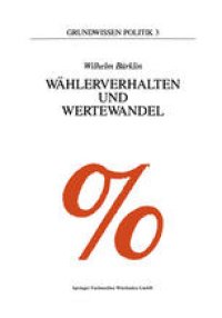 cover of the book Wählerverhalten und Wertewandel