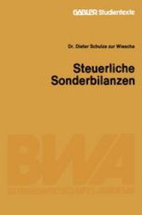 cover of the book Steuerliche Sonderbilanzen