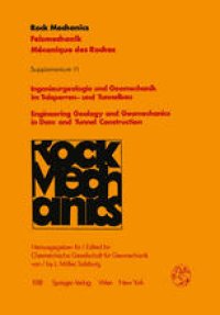 cover of the book Ingenieurgeologie und Geomechanik im Talsperren- und Tunnelbau / Engineering Geology and Geomechanics in Dam and Tunnel Construction: Vorträge des 29. Geomechanik-Kolloquiums der Österreichischen Gesellschaft für Geomechanik / Contributions to the 29th Ge