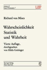 cover of the book Wahrscheinlichkeit Statistik und Wahrheit