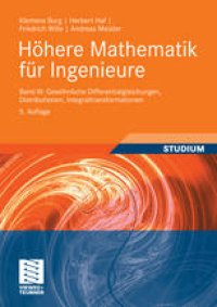 cover of the book Höhere Mathematik für Ingenieure: Band III: Gewöhnliche Differentialgleichungen, Distributionen, Integraltransformationen