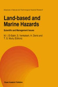 cover of the book Land-Based and Marine Hazards: Scientific and Management Issues