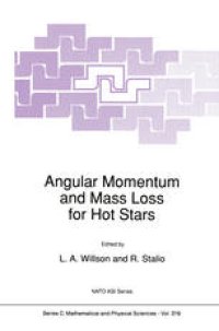 cover of the book Angular Momentum and Mass Loss for Hot Stars