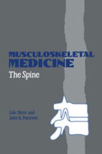 cover of the book Musculoskeletal Medicine: The Spine