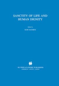 cover of the book Sanctity of Life and Human Dignity