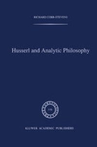 cover of the book Husserl and Analytic Philosophy