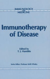 cover of the book Immunotherapy of Disease