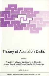 cover of the book Theory of Accretion Disks