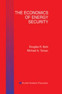 cover of the book The Economics of Energy Security