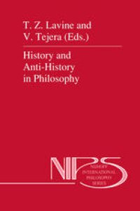 cover of the book History and Anti-History in Philosophy