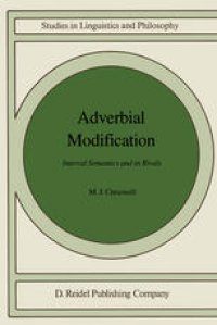 cover of the book Adverbial Modification: Interval Semantics and Its Rivals