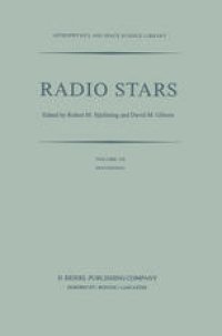 cover of the book Radio Stars: Proceedings of a Workshop on Stellar Continuum Radio Astronomy Held in Boulder, Colorado, U.S.A., 8–10 August 1984