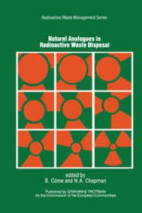 cover of the book Natural Analogues in Radioactive Waste Disposal