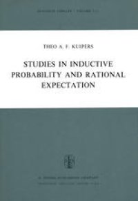 cover of the book Studies in Inductive Probability and Rational Expectation