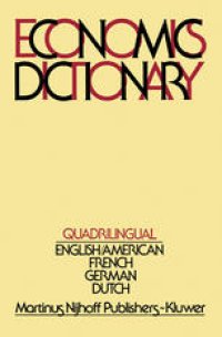 cover of the book Quadrilingual Economics Dictionary