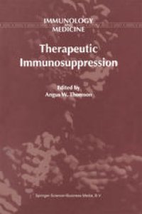 cover of the book Therapeutic Immunosuppression