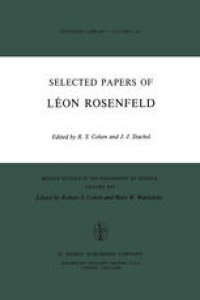 cover of the book Selected Papers of Léon Rosenfeld