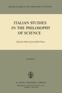 cover of the book Italian Studies in the Philosophy of Science