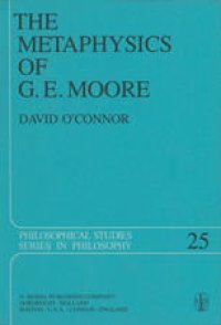 cover of the book The Metaphysics of G. E. Moore