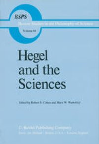 cover of the book Hegel and the Sciences