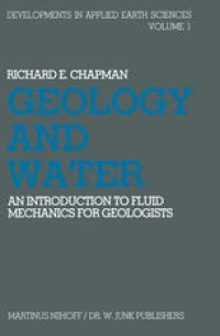 cover of the book Geology and Water: An introduction to fluid mechanics for geologists