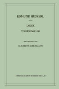 cover of the book Logik: Vorlesung 1896