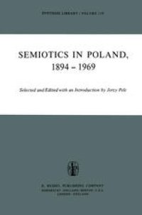 cover of the book Semiotics in Poland 1984–1969