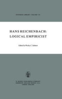 cover of the book Hans Reichenbach: Logical Empiricist