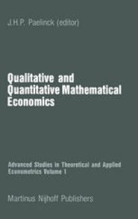 cover of the book Qualitative and Quantitative Mathematical Economics