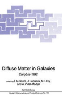 cover of the book Diffuse Matter in Galaxies: Cargèse 1982