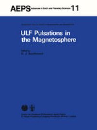 cover of the book ULF Pulsations in the Magnetosphere: Reviews from the Special Sessions on Geomagnetic Pulsations at XVII General Assembly of the International Union for Geodesy and Geophysics, Canberra, 1979, December