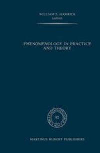 cover of the book Phenomenology in Practice and Theory